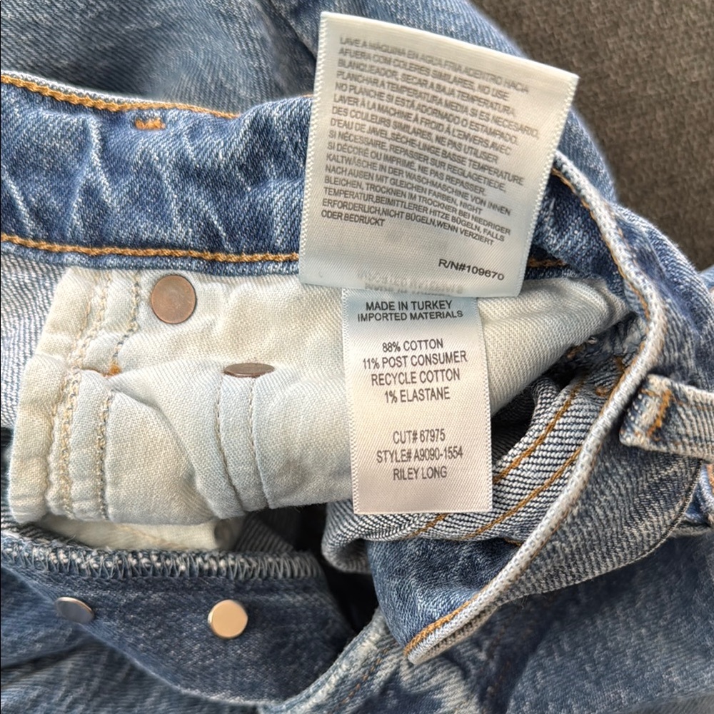 Agolde Riley High Rise Long - Picture 2 of 6